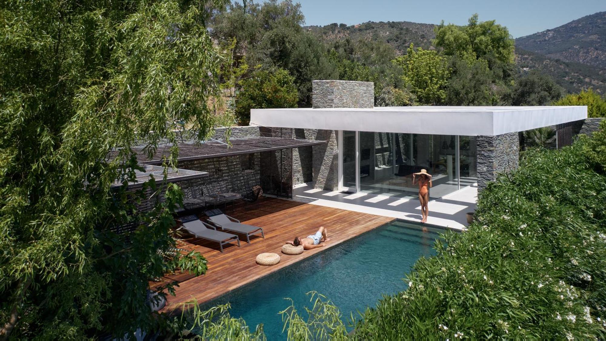 A - Luxury Villas Plomari エクステリア 写真