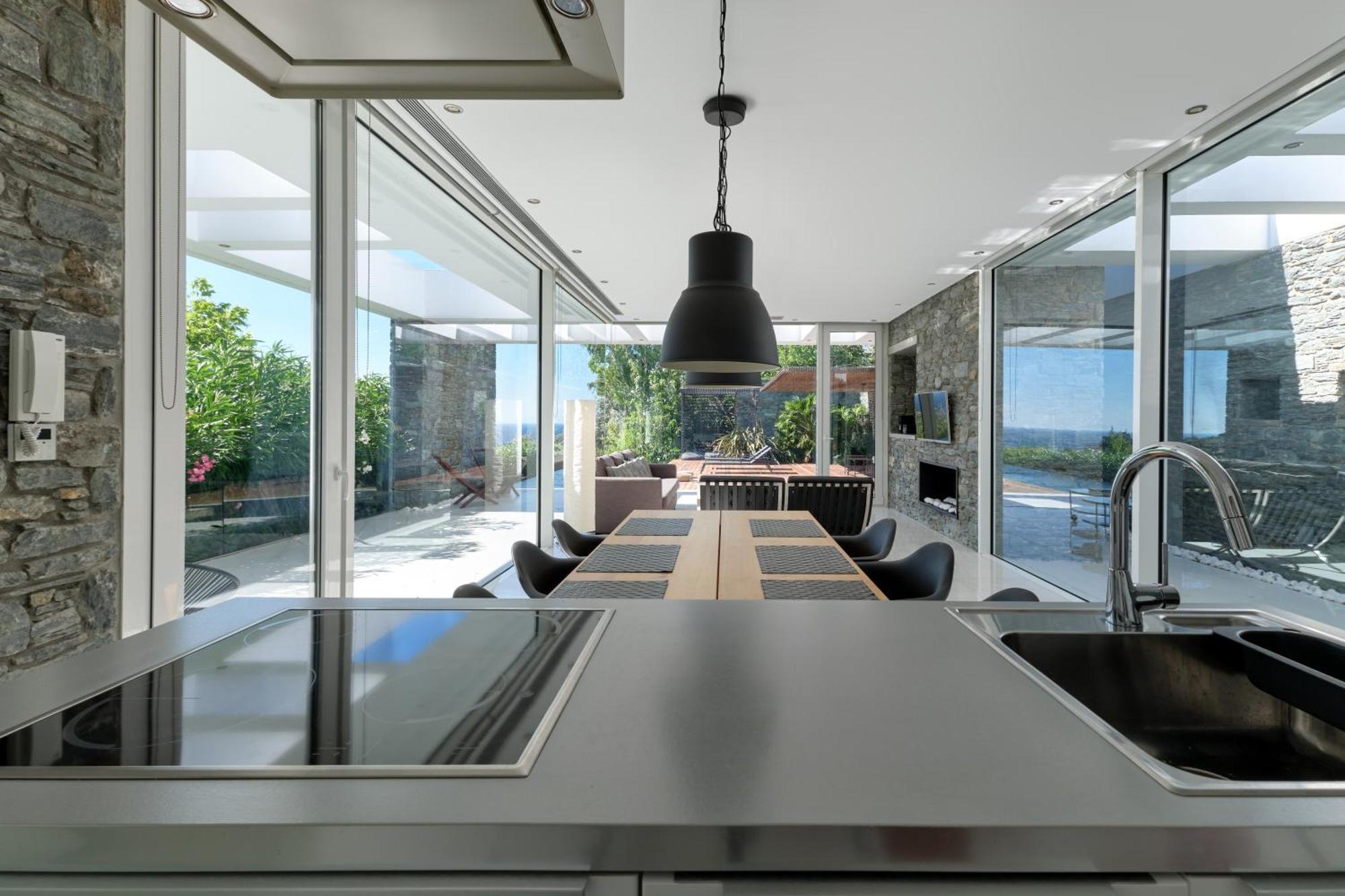 A - Luxury Villas Plomari エクステリア 写真